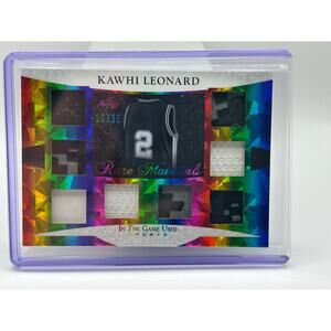 2024 Leaf In The Game Used Sports Kawhi Leonard 8 Piece Jersey Patch 16/35 SP